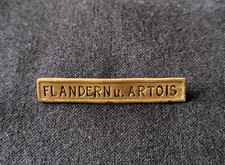 Agrafe Flandres Artois 1914-1918 Médaille Empire Allemand WW1 German battle bar