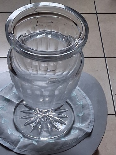 Important vase cristal - vase,