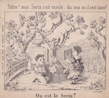 X12 Image d'Epinal Devinette Ou est le Serin ? Imp LANERY Paris