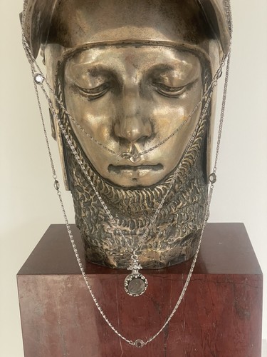 Grand collier sautoir camée - grand,