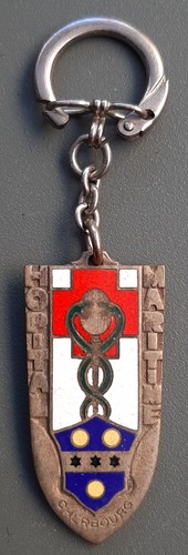 Porte clé marine - clé, hopital