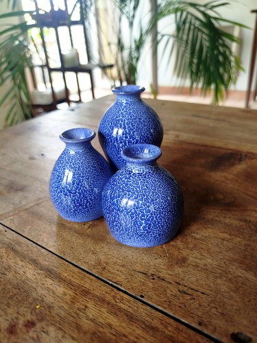 Ancien vase soliflore - soliflore, triple