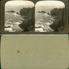 Stéréo, Land's End, the most Westerly Point of England Vintage albumen ster