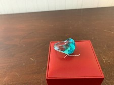 Bague galet en cristal Baccarat taille 50