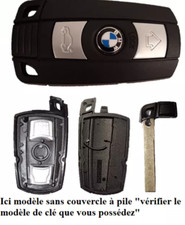 Coque Clé Télécommande  pour Bmw E81 E82 E84 E87 E88 E90 E91 E60 E61 X1 X5 X6