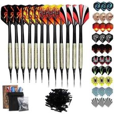 12 Flechettes Pointe Plastique