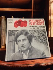 Vintage 45 tours ancien disque vinyle Richard Anthony collection rétro musique