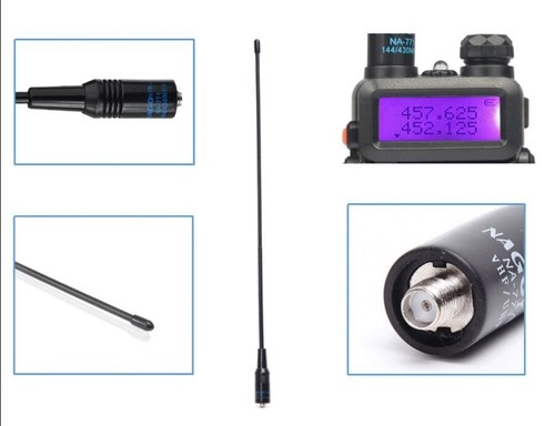 Antenne portable double bande