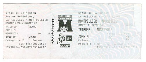 Billet place om olympique - ,