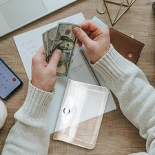 2 Pcs Porte Carte Monnaie