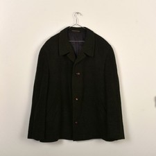 Vintage loden woolen - , overcoat