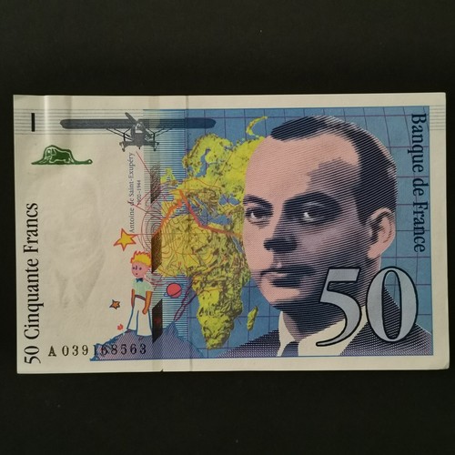 Billet francs saint exupery - francs,