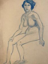 Dessin Atelier Nu Crayon Sur