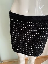 Mini jupe jupe motif trou