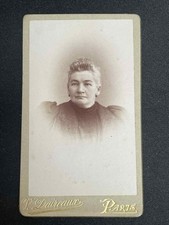 ANCIENNE PHOTOGRAPHIE CDV V.PAIREAUX PORTRAIT VIEILLE FEMME