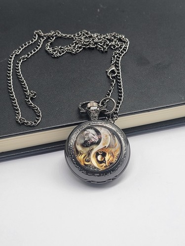 Montre gousset ying yang - montre,