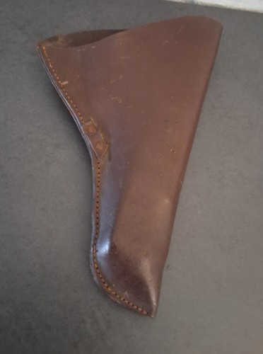 étui vintage cuir marron - en,