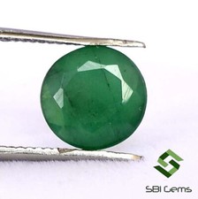 1.65 Cts Certifié Naturel Émeraude Rond Coupe 7.50 MM Calibré Perdre Pierres
