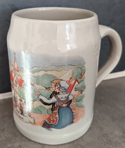 Vintage jolie chope à - 3-,