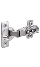 Lot de 2 charnières à visser avec embase Ouverture 110 degrés - Made In Italy