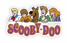 Sticker plastifié SCOOBY DOO - 17cm x 10cm
