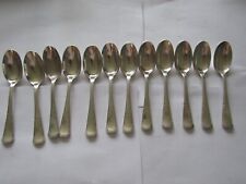 12 cuillères a café dessert métal argenté  modèle Filet