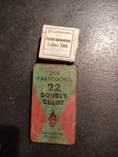 Militaria: Boite vide Gevelot 25 cartouches 7.65 + Boîte Cartoucherie Française 