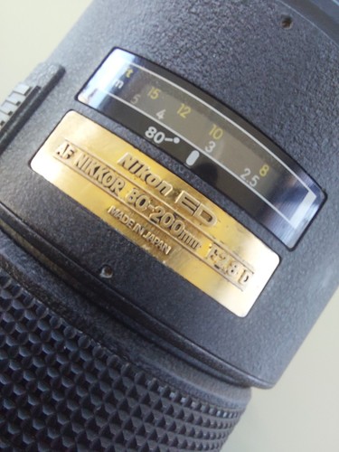 Nikon nikkor 80 - af-d, ed