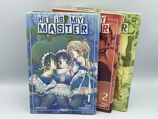 ASI TSUBAKI : HE IS MY MASTER Lot 3 Volumes Tomes 1-3 Manga Editions ASUKA 2008