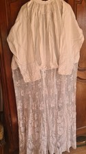 Aube pretre dentelle - aube, en
