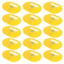  Lot de 15 anneaux nasaux de sevrage pour veaux - Nez de vache en plastique,