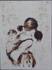 GRANDE TOILE 1950 - JEUNE