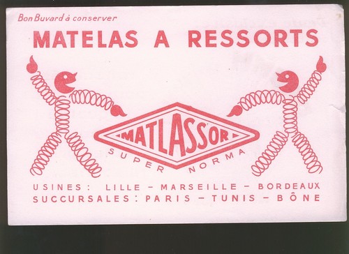 Buvard matelas a ressorts - ,