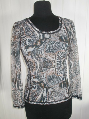 Vintage top tee shirt mesh - tee,