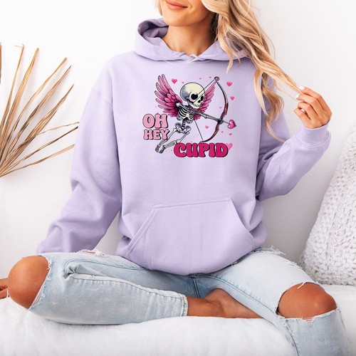 Pull graphique capuche oh - à,