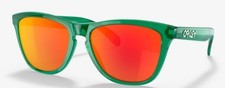 Oakley Frogskins 9013 🐸 Crystal Green - Prizm Ruby Lens 🔥 Authentique et...