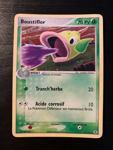 Carte pokémon boustiflor - carte,