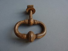 HEURTOIR DE PORTE ANCIEN XIXème FER FORGE KNOCKER DOOR
