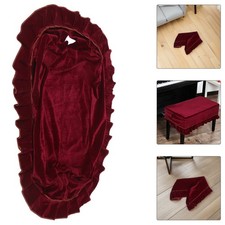  Housse de banc de piano souple Pleuche : 23,6 x 15,7 pouces, extensible,