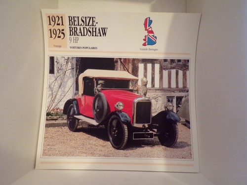 Fiche carte card voiture - carte,