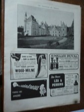 château d'ARGENTRE + miroir