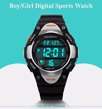 Enfant Garçon Fille Enfant Multifonction Étanche Sport Montre-Bracelet Numérique
