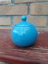 Sucrier Boule Bleu Style Villeroy & Boch Vintage