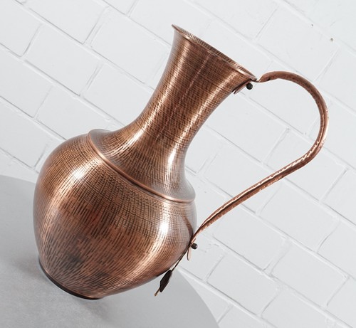 Noble vase fleurs cuivre - noble,