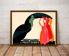 Affiche publicitaire vintage