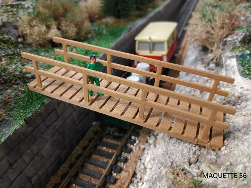 Lot ponts imitation - 2, bois