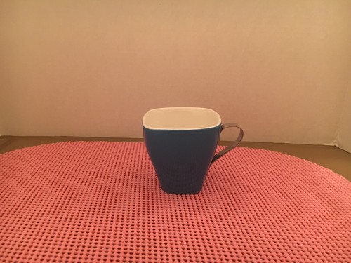 Blue metal handle - metal, coffee