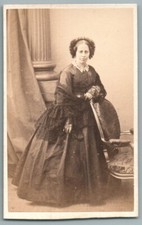 CDV 1865 Vicomtesse de Bourbon Busset Famille Capendu Nédonchel généalogie