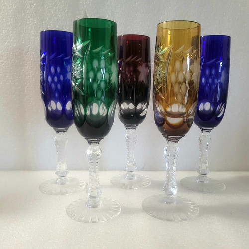 Flutes champagne en - à,