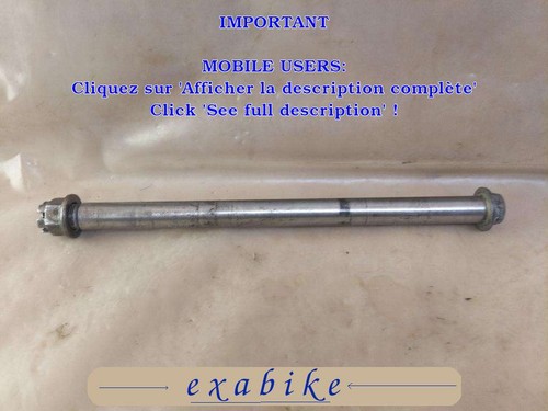 Axe roue arriere pour - de,